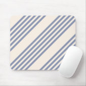 Fünf Streifen in Blau und Beige Mousepad (Mit Mouse)