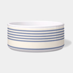 Fünf Streifen in Blau und Beige Napf