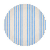Fünf Streifen in Blau und Beige Schneidebrett (Vorderseite)