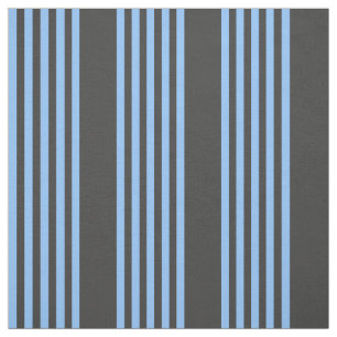 Fünf Streifen in Blau und Kohle Stoff