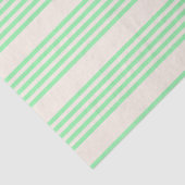 Fünf Streifen in grün und beige Seidenpapier (Detail)