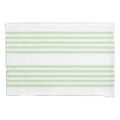 Fünf Streifen in hellgrün und weiß Kissenbezug (Vorderseite)