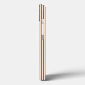 Fünf Streifen in Orange und Beige Case-Mate iPhone Hülle (Rückseite / Links)