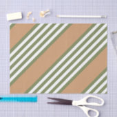 Fünf Streifen mit hellgrün und weiß Seidenpapier (Handwerk)