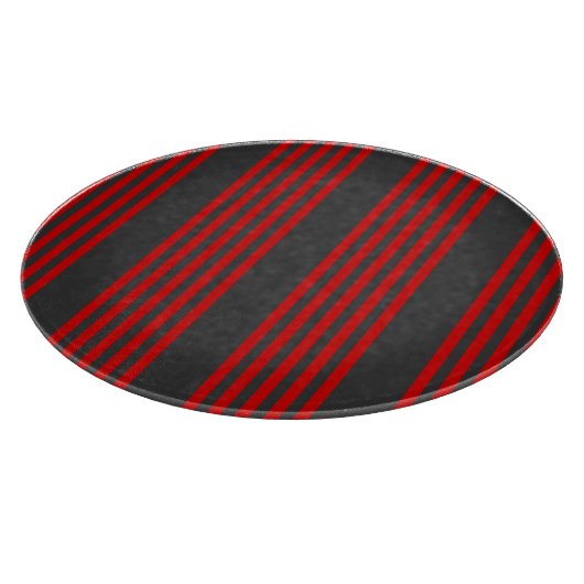 Fünf Streifen, rot und kohlefrei Schneidebrett (Ecke)