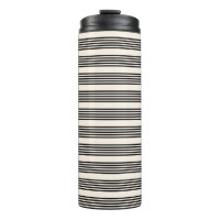 Fünf Streifen schwarz und beige