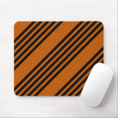 Fünf Streifen schwarz und verbrannt Mousepad (Mit Mouse)