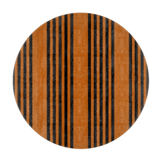 Fünf Streifen schwarz und verbrannt Schneidebrett (Vorderseite)