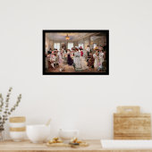 Fünf Stunden bei Paquin - Henri Gervex Poster (Küche)