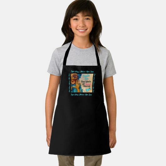 Fünf süße Aromen Kid's Schürze Vintage Stimmen (Insitu)