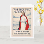 Fünf tausend bis Juni - graduierte Karte (Gelbe Blume)