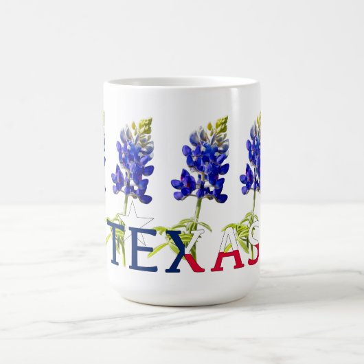 Fünf Texas Bluebonnet Blume Tasse (Mittel)