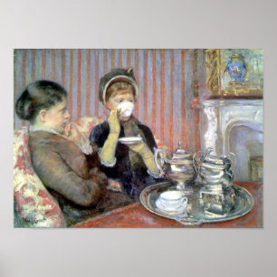 Fünf Uhr Tee Mary Cassatt Fine Art Poster