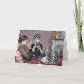 Fünf Uhr Tee | Mary Cassatt Karte (Vorderseite)