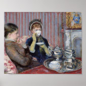 Fünf Uhr Tee | Mary Cassatt Poster (Vorne)