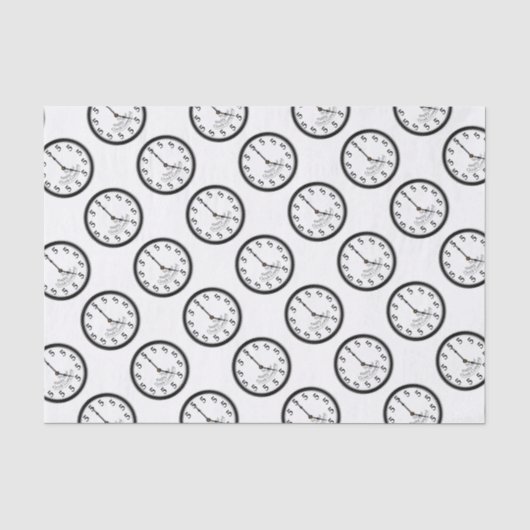 FÜNF UHR-UHR SEIDENPAPIER (Vorderseite)