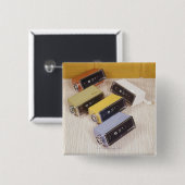 Fünf Uhren Button (Vorne & Hinten)