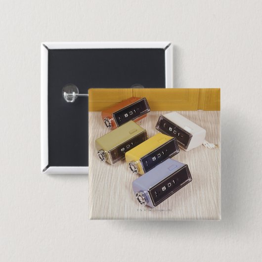 Fünf Uhren Button (Vorne & Hinten)