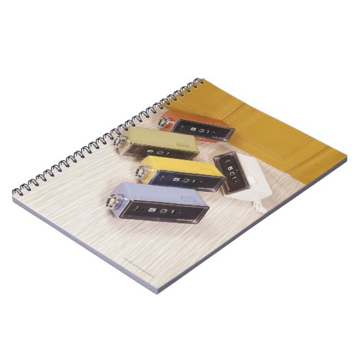 Fünf Uhren Notizblock (Linke Seite)