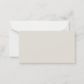 Fünf Vintage X-Ray-Blume Mitteilungskarte (Rückseite)