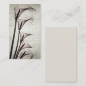 Fünf Vintage X-Ray-Blume Mitteilungskarte (Vorne/Hinten)