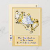 Fünf Vögel jederzeit Karte (Vorne/Hinten)