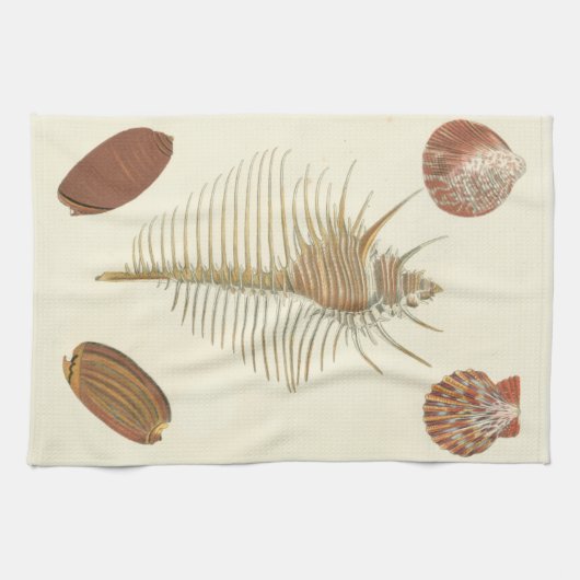 Fünf von einer Art Seashells Handtuch (Horizontal)