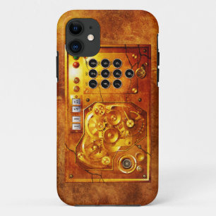 Fünf vor zwölf Steampunk-Uhr Grunge Case-Mate iPhone Hülle