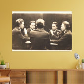 Fünf-Wege-Portrait von Duchamp gesteppte Leinwand (Insitu (Wohnzimmer))