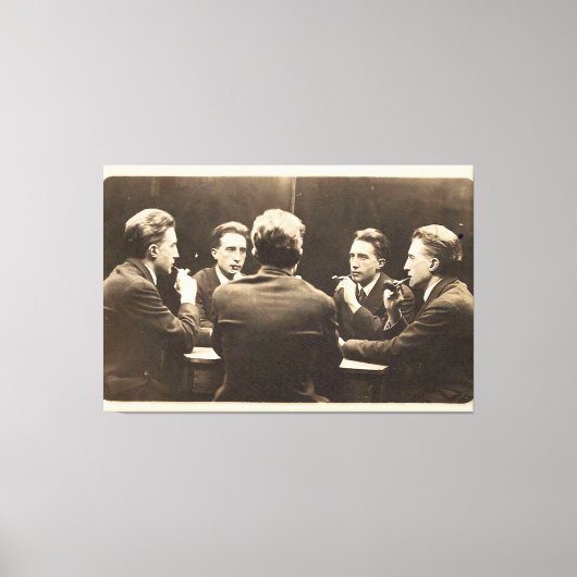 Fünf-Wege-Portrait von Duchamp gesteppte Leinwand (Vorderseite)