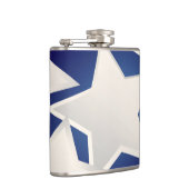 Fünf weiße Sterne Flachmann (Rechts)