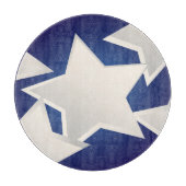 Fünf weiße Sterne Schneidebrett (Vorderseite)