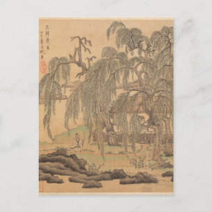 Fünf Willow Wuliu Tao Yuanming von Hongshou Postkarte