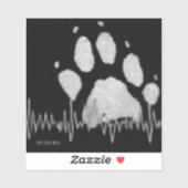 Fünf-Zehner-Wölf-Autoaufkleber Aufkleber (Blatt)