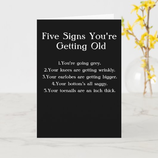 Fünf Zeichen Karte (Gelbe Blume)