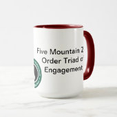 Fünf Zen-Ordenstriad der Verlobung Tasse (VorderseiteRechts)