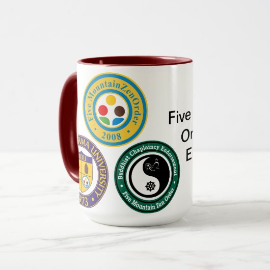 Fünf Zen-Ordenstriad der Verlobung Tasse (Vorderseite Links)