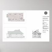 Fünf-Zimmer-Hütte Poster (Vorne)