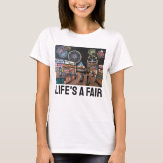 Funfair bei der Nachtmalerei von Alfred Fox T-Shirt