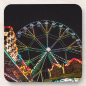 Funfair Ferris Wheel at Night Getränkeuntersetzer (Vorderseite)