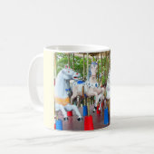 Funfair Pferde Kaffeetasse (Vorderseite Links)