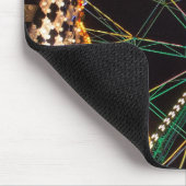 Funfair Riesenrad bei Nacht Mousepad (Ecke)