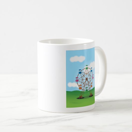 Funfair Wheel Kaffeetasse (VorderseiteRechts)