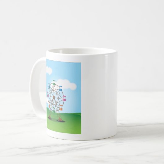 Funfair Wheel Kaffeetasse (Vorderseite Links)