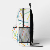 Funfetti Crayons Backpack Bedruckter Rucksack (Rechts)