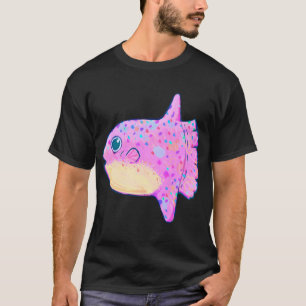 Funfetti Mondschein-Fisch — Digitale Illustration T-Shirt