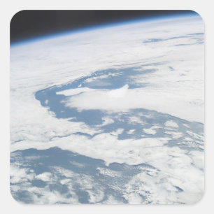 Fünfjährige Eisberge in der Nähe der Insel Süd-Geo Quadratischer Aufkleber