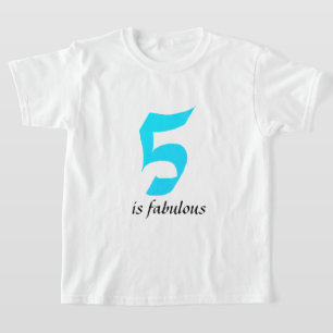 Fünfjährige Geburtstagskinder sind 5 Jahre alt, T-Shirt
