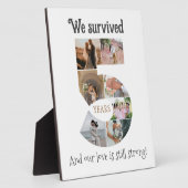 Fünfjähriges Hochzeitstag Fotoplatte (Seite)