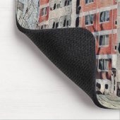 fünfstöckiges Gebäude Mousepad (Ecke)